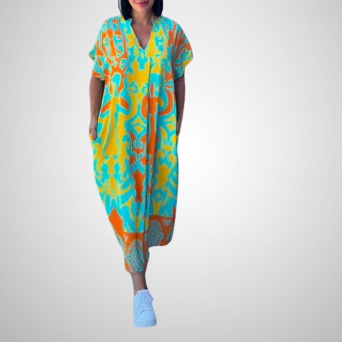 Elena™ – Robe Fleurie Élégante
