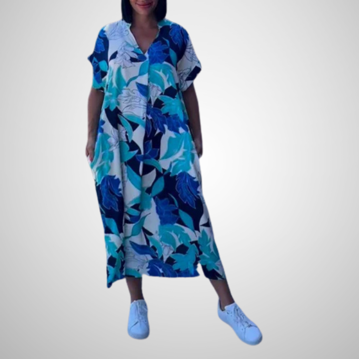 Elena™ – Robe Fleurie Élégante
