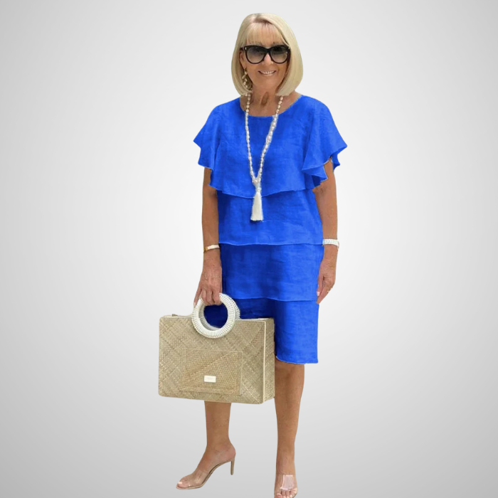Yvonne – robe envoûtante à volants superposés