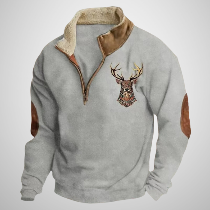 Dirk | Pull élégant à zip quart