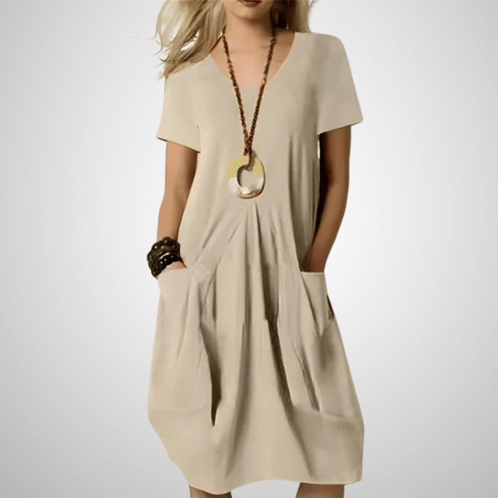 Elise™ | Robe élégante avec couverture du ventre