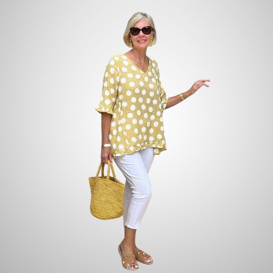 Dulce | Haut Vintage Imprimé