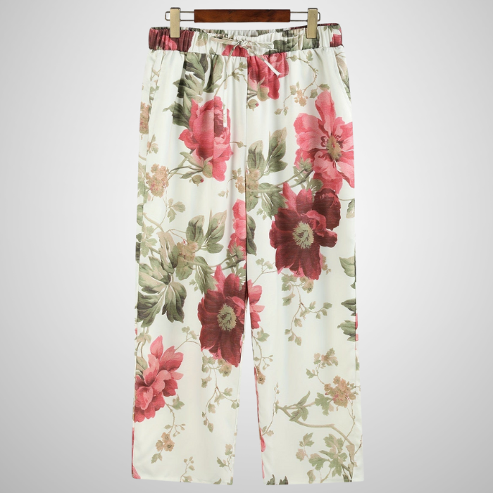 Solène｜Pantalons floraux d'été