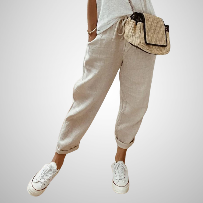 Elsa | Pantalon En Lin Anti-Transpiration
