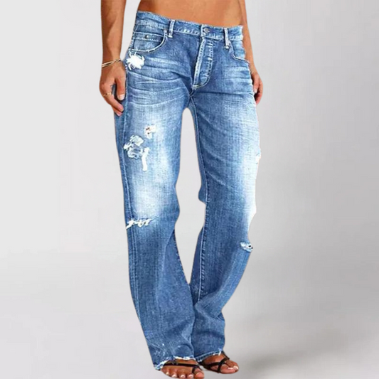 Vicky | Jean en denim large et décontracté
