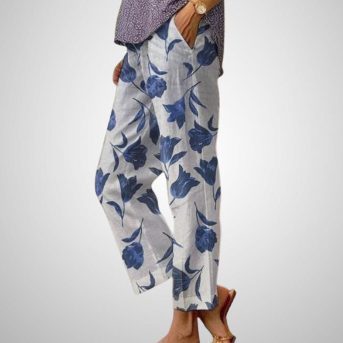 Solène｜Pantalons floraux d'été