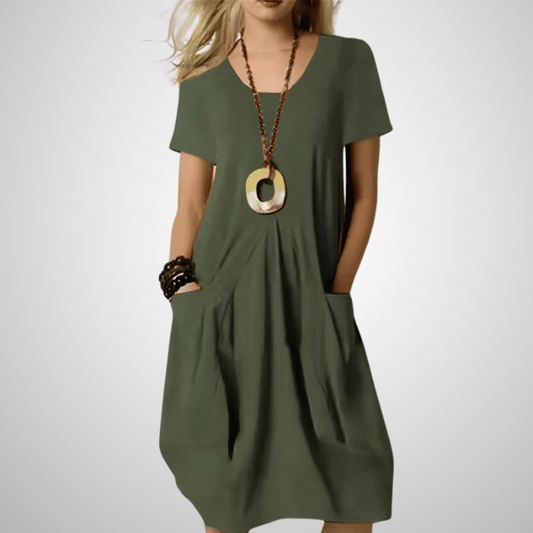 Elise™  | Robe élégante avec couverture du ventre