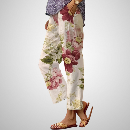 Solène｜Pantalons floraux d'été