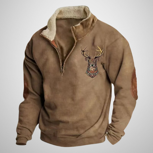 Dirk | Pull élégant à zip quart