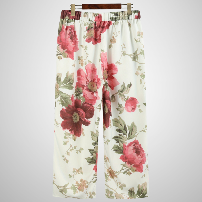 Solène｜Pantalons floraux d'été