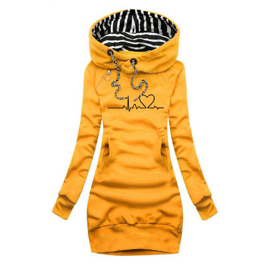 Carina | Robe-Pull Heartbeat Trykt