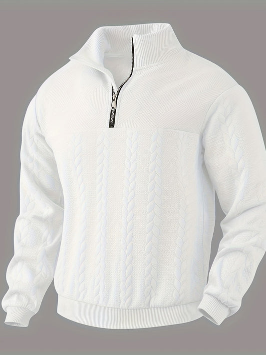 Rafael - Pull vintage zippé pour homme